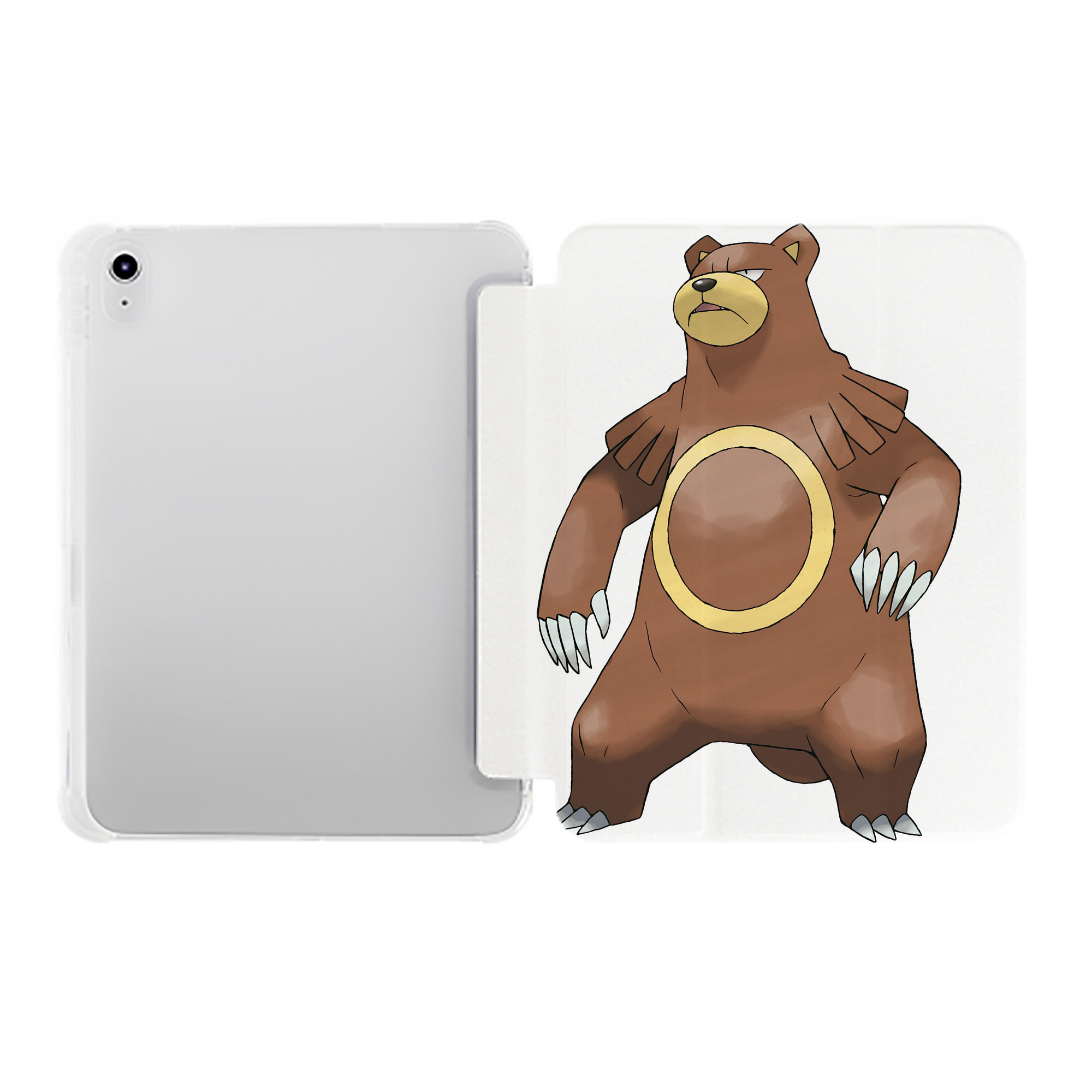 （画像用） ポケットモンスター Pokémon IPad ケース ペン収納付き 三つ折りスタンド PUレザー×シリコン 対応機種9.5/10.5/10.9インチ
